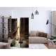 Parawan 3-częściowy - Żyrafa w wielkim mieście [Room Dividers]