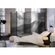 Parawan 5-częściowy - Betonowa geometria II [Room Dividers]