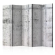 Parawan 5-częściowy - Betonowa ściana II [Room Dividers]