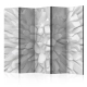 Parawan 5-częściowy - Biała dalia II [Room Dividers]