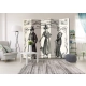 Parawan 5-częściowy - Dress 1914 II [Room Dividers]
