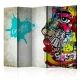 Parawan 5-częściowy - Graffiti beauty II [Room Dividers]