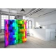 Parawan 5-częściowy - Kolorowe sześciany II [Room Dividers]