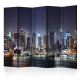 Parawan 5-częściowy - Nocny port II [Room Dividers]