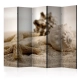 Parawan 5-częściowy - Plaża i muszelka [Room Dividers]