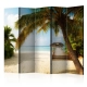 Parawan 5-częściowy - Rajska plaża II [Room Dividers]