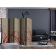 Parawan 5-częściowy - Red-hot branches II [Room Dividers]