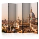 Parawan 5-częściowy - Rzym - widok z lotu ptaka II [Room Dividers]
