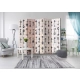 Parawan 5-częściowy - Styl retro: Srebrne łyżki [Room Dividers]