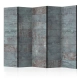 Parawan 5-częściowy - Turkusowy beton II [Room Dividers]