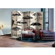 Parawan 5-częściowy - Vintage Umbrellas II [Room Dividers]
